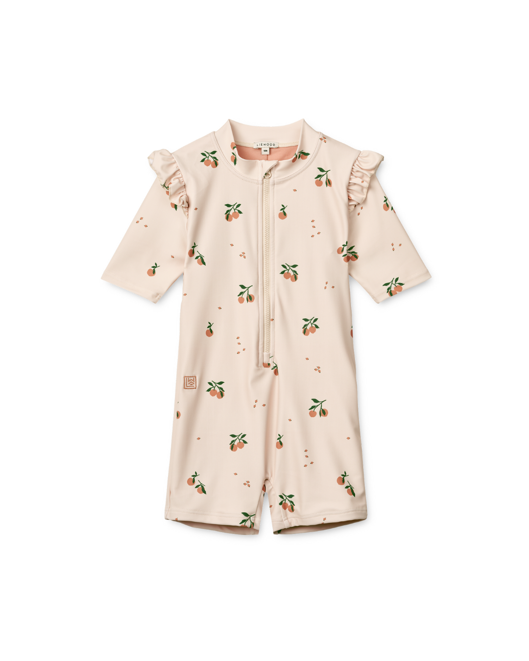 Liewood - kombinezon kąpielowy na krótki rękaw UV Amel Printed sea shell peach Liewood - kombinezon kąpielowy na krótki rękaw UV Amel Printed sea shell peach