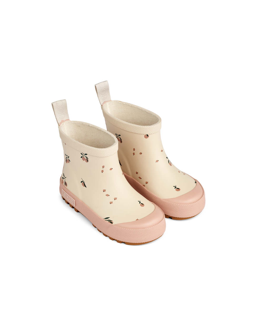 Liewood - kalosze przeciwdeszczowe dziecięce Tekla Printed Rainboot Sea Shell Peach
