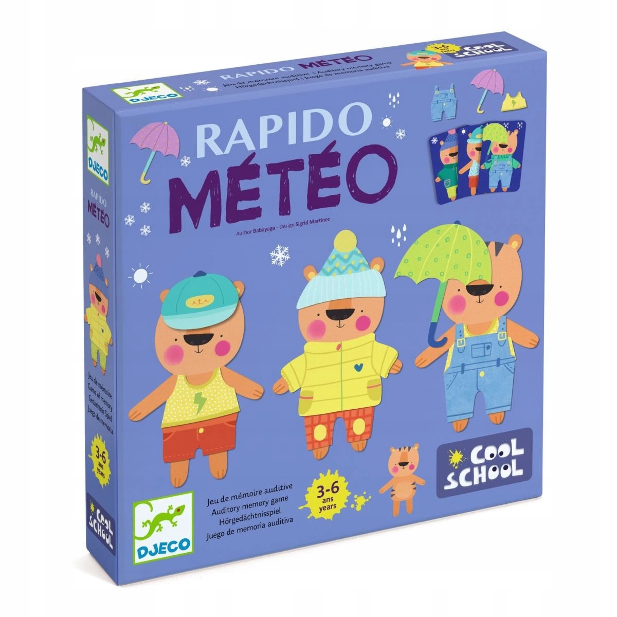 Djeco - edukacyjna gra dla dzieci Rapido Meteo
