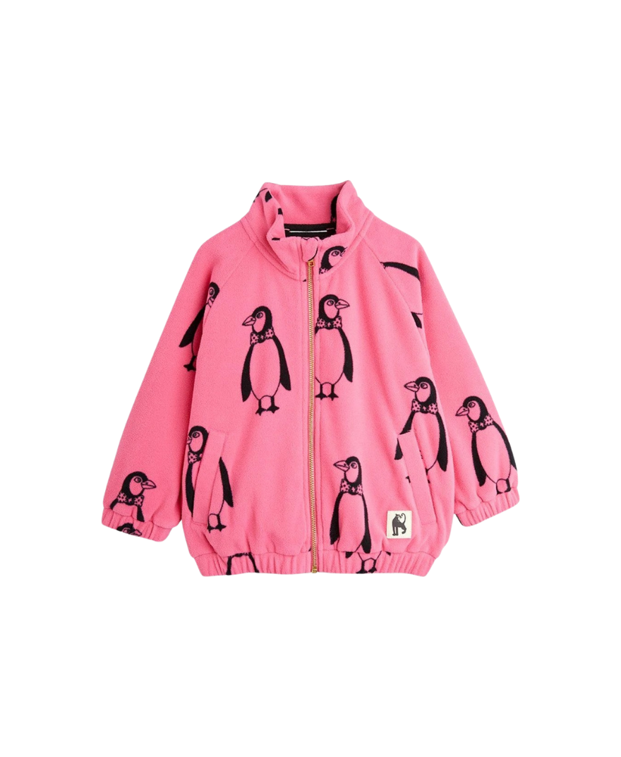 Mini Rodini - stylizacja Pinguin Fleece Pink