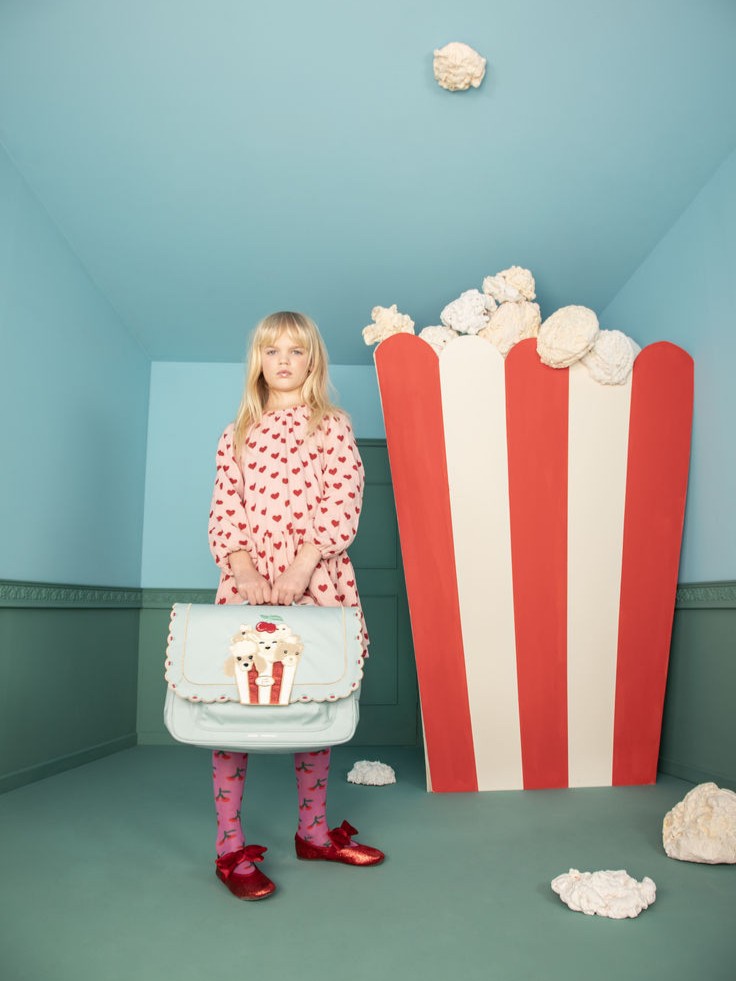 Jeune Premier - tornister szkolny It Bag Midi Popcorn