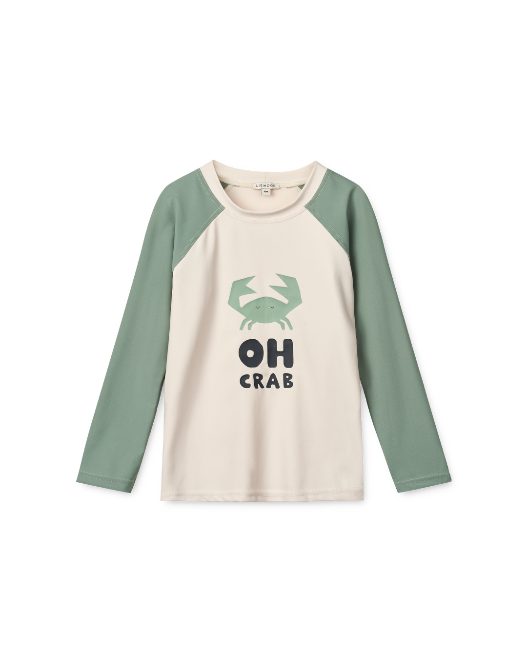 Liewood - koszulka kąpielowa z długim rękawem UV Noah Placement sandy peppermint