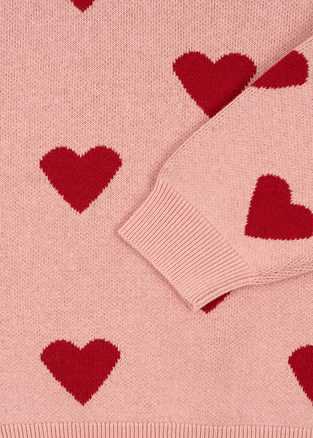 Konges Sløjd - sweter bawełniany dziecięcy Lapis Knit Blouse Mellow Rose