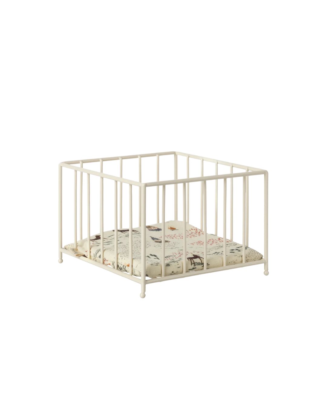 Maileg - metalowy kojec łóżeczko dla myszek micro playpen