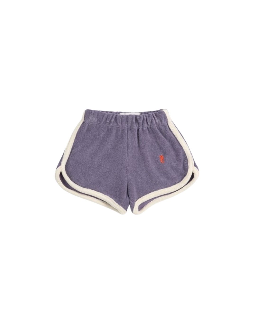  BOBO CHOSES - spodenki niemowlęce frotte Terry navy blue grantowe