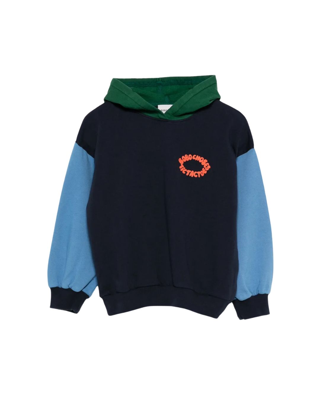 BOBO CHOSES - bluza z kapturem Tic Tac Toe Color Block