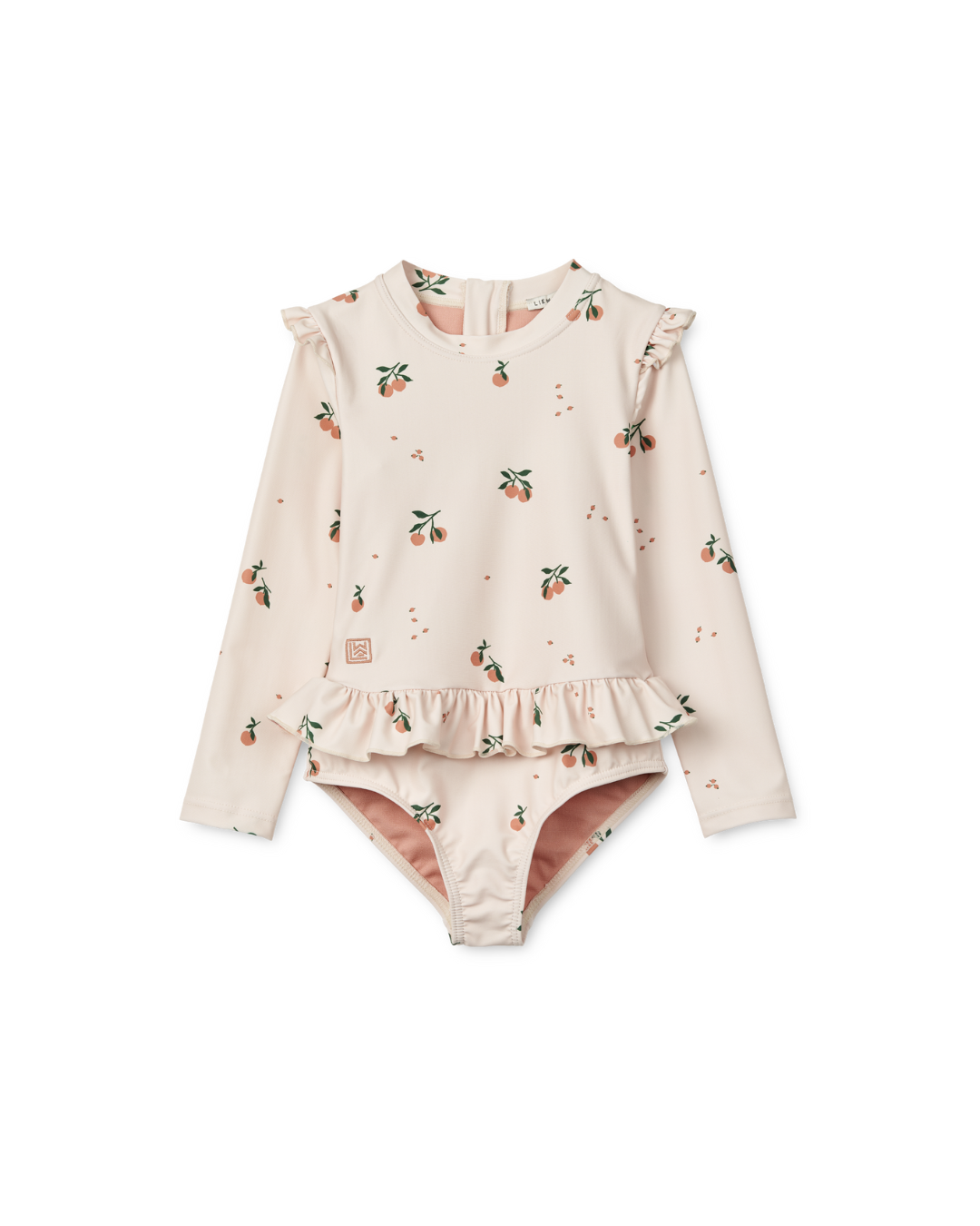 Liewood - kostium kąpielowy z długim rękawem UV Sille sea shell peach 