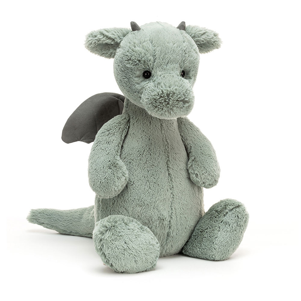 Jellycat - Smok miętowo - szary 50 cm