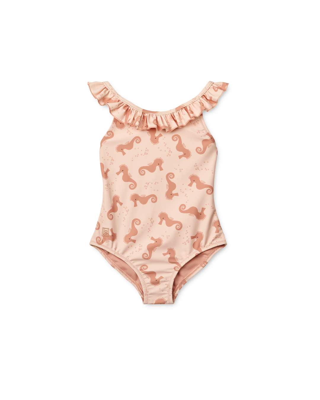 Liewood - strój kąpielowy jednoczęściowy z nadrukiem UV Kallie seahorse apple blossom Liewood - strój kąpielowy jednoczęściowy z nadrukiem UV Kallie seahorse apple blossom