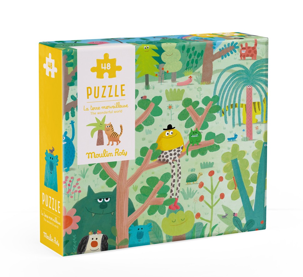 Moulin Roty - puzzle 48 elementów Kraina Czarów