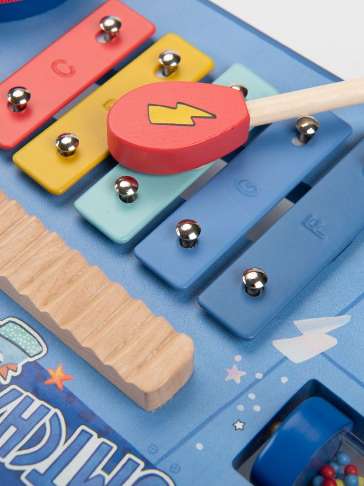 Muzyczny stolik wielofunkcyjny Moulin Roty Puce & Pilou