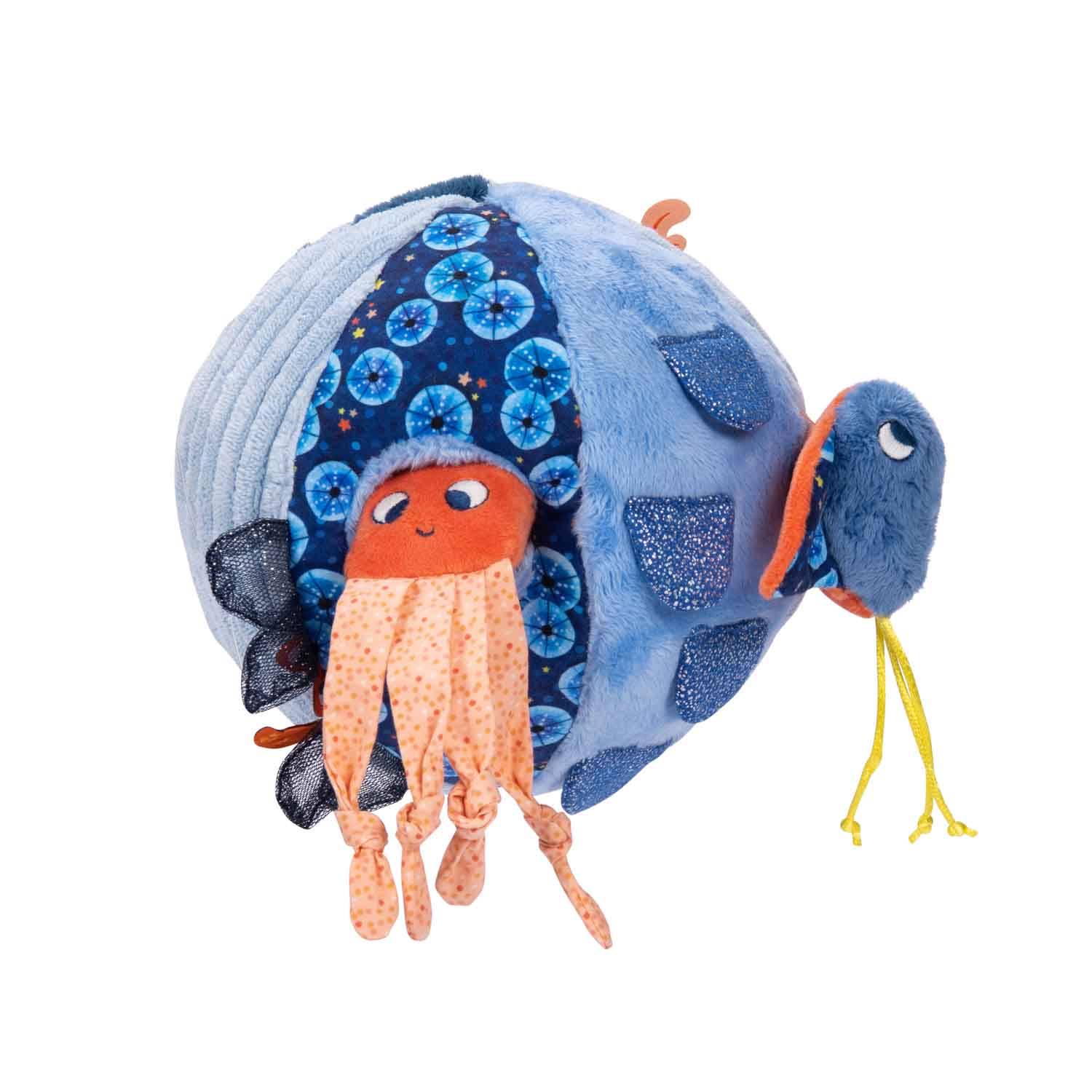 Moulin Roty - piłka aktywizująca Les Aventures 16 cm