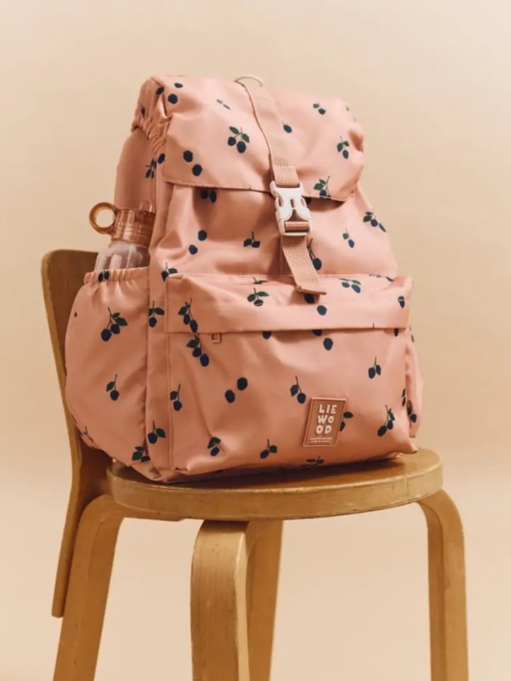 Liewood - plecak szkolny Johnny School Backpack Berry / Pale Tuscany