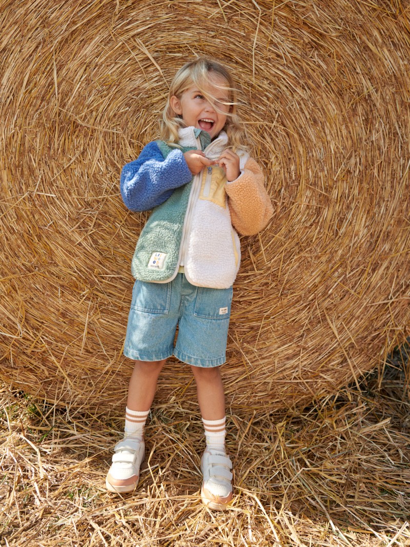 Liewood - krótkie spodenki bermudy jeansowe Cesaria light blue denim