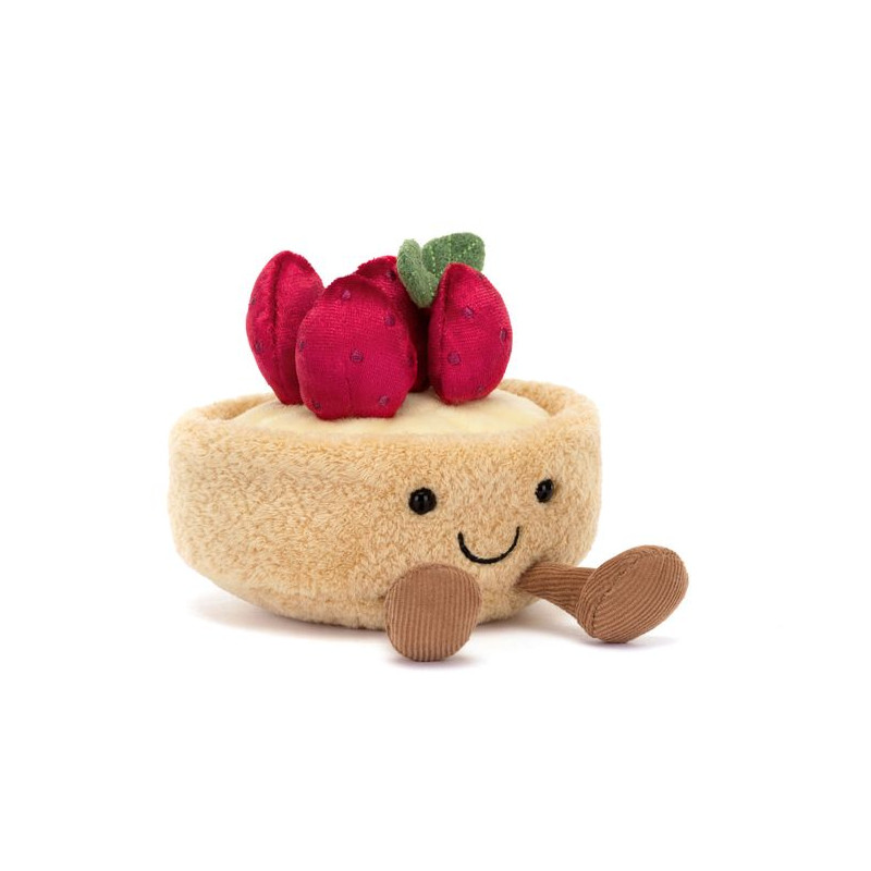 Jellycat - zabawna Tarta Truskawkowa 11 cm