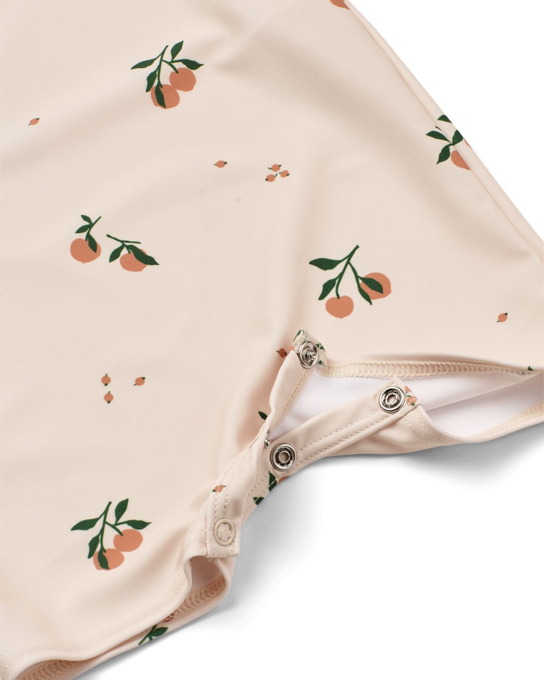 Liewood - kombinezon kąpielowy na krótki rękaw UV Thor Baby peach sea shell