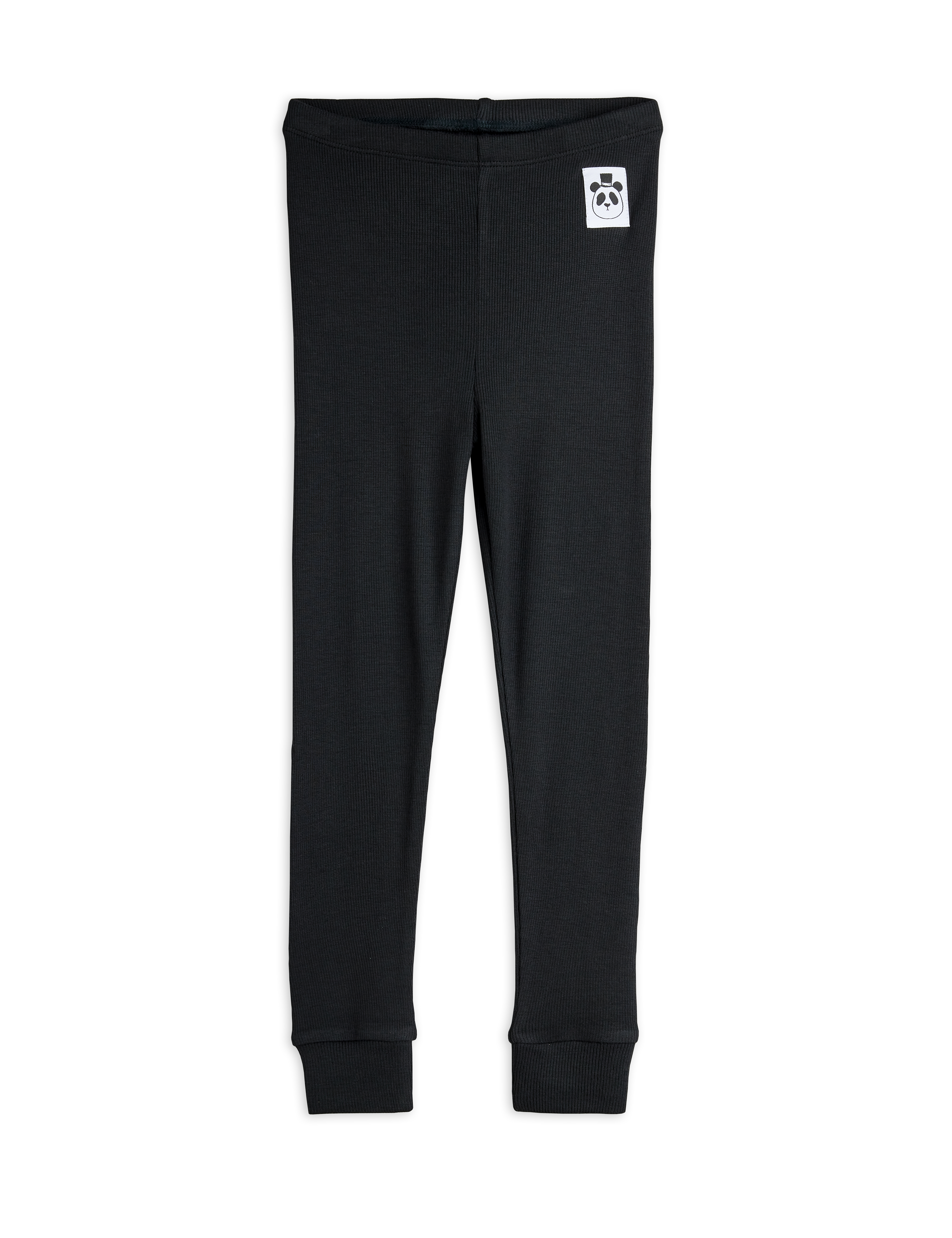 Mini Rodini - legginsy Modal Rib Black