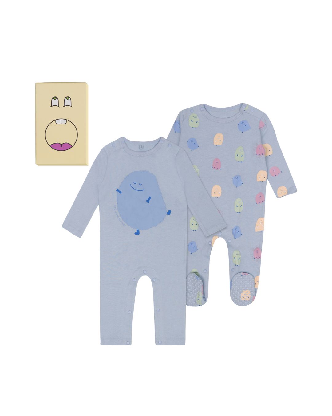 Stella McCartney - komplet 2 piżamek niemowlęcych Yeti