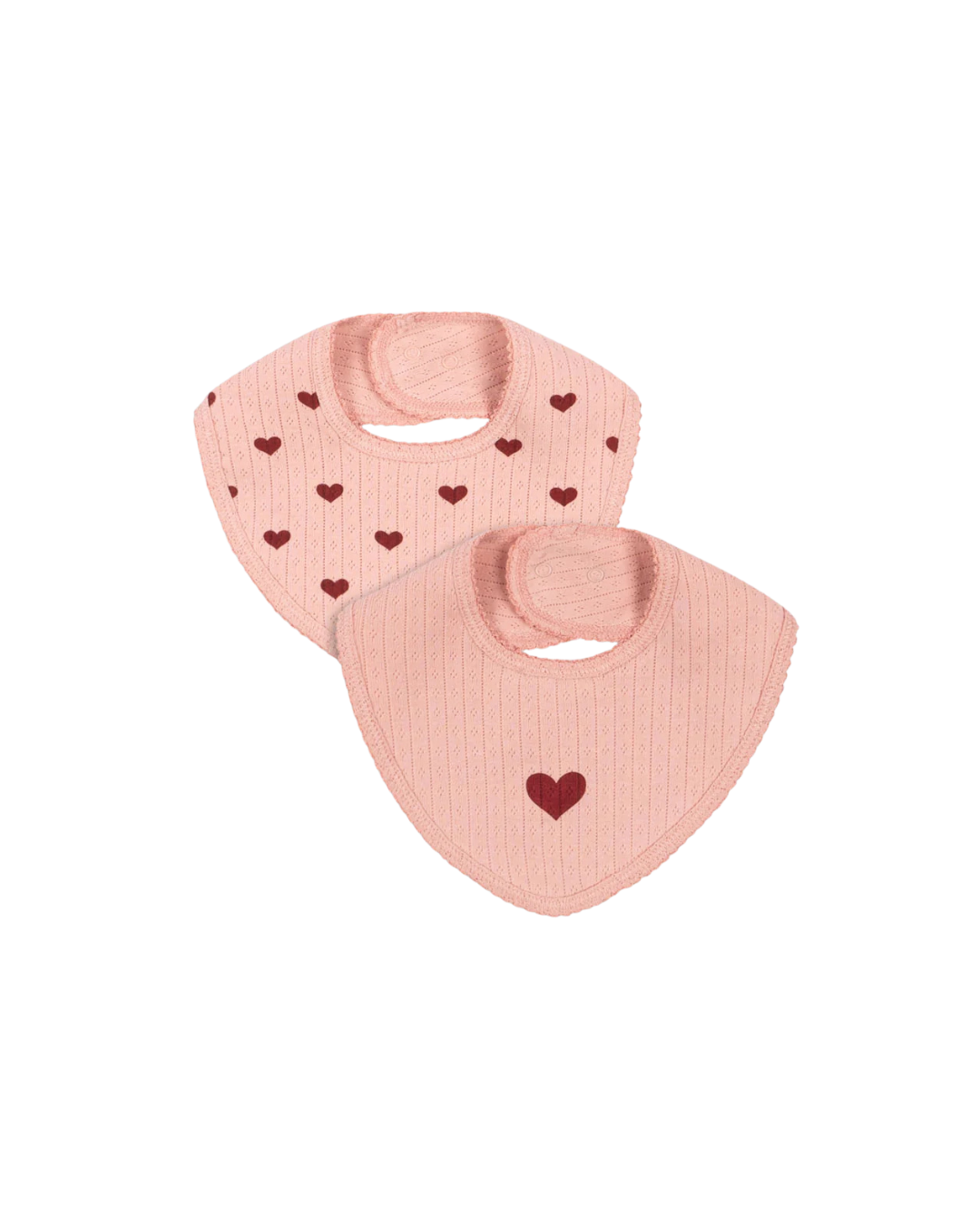 Konges Sløjd - śliniak dziecięcy 2 sztuki Basic 2-pak Bib Amour Rouge  Konges Sløjd - śliniak dziecięcy 2 sztuki Basic 2-pak Bib Amour Rouge