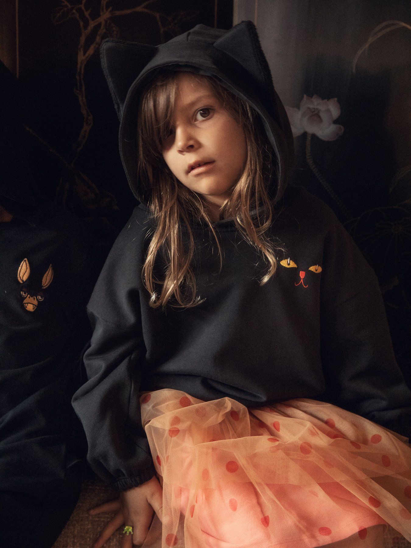 Bluza z kapturem Mini Rodini Cat Ears Hoodie