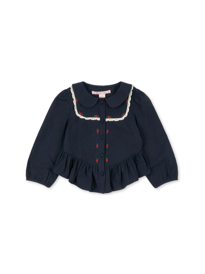 Koszula Konges Sløjd Emmy Dark Navy