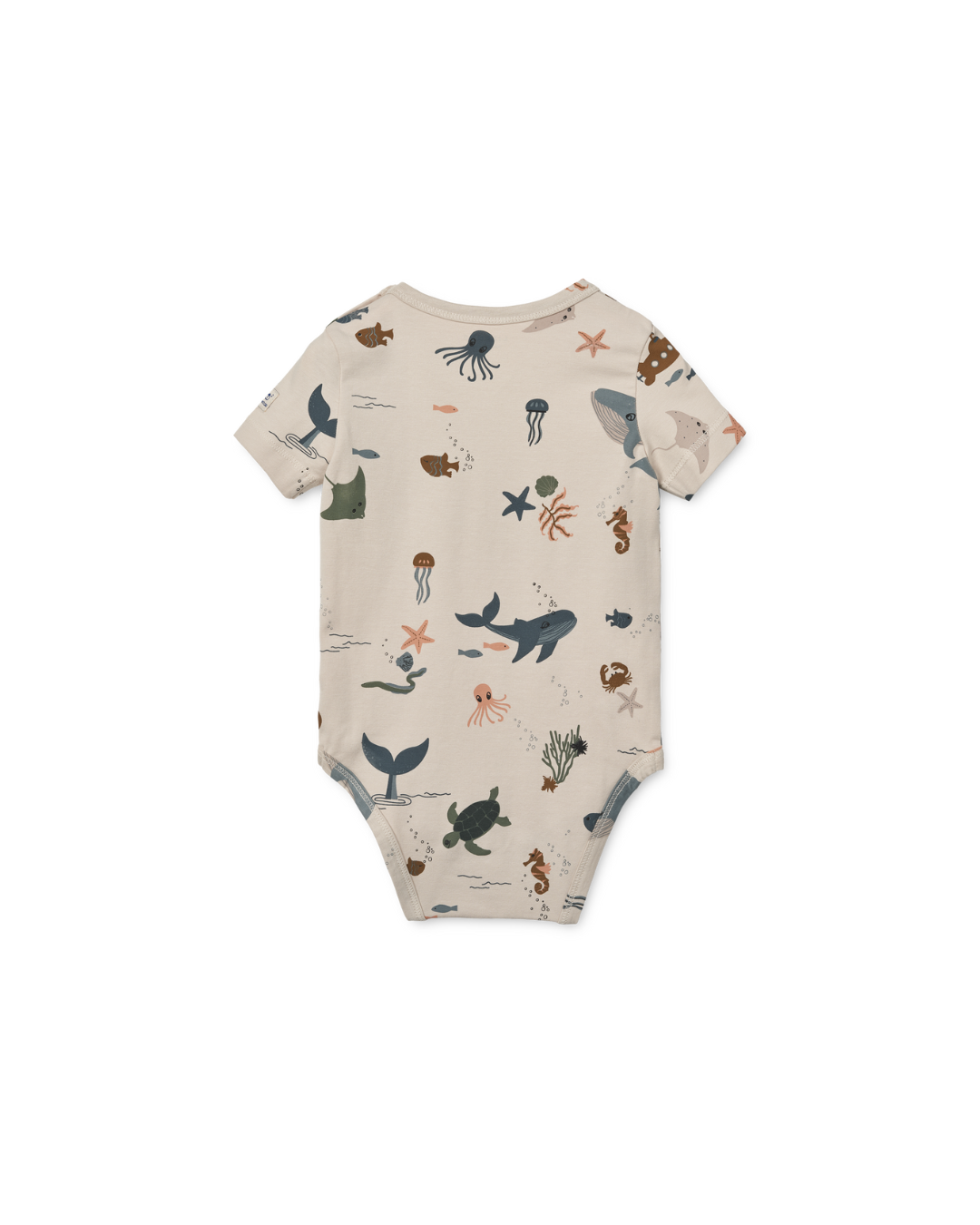 Liewood - body niemowlęce z krótkim rękawem Yanni Baby sea creature sandy Liewood - body niemowlęce z krótkim rękawem Yanni Baby sea creature sandy