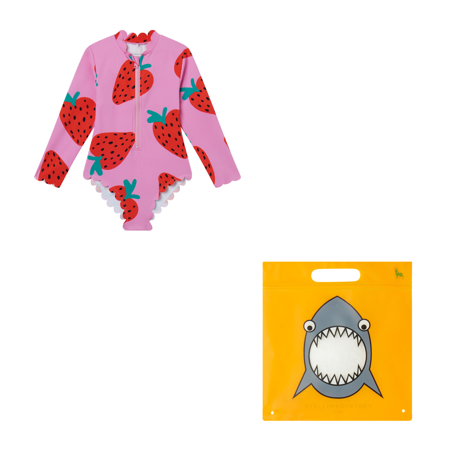 Stella McCartney - stylizacja plażowa dziewczęca Strawberries