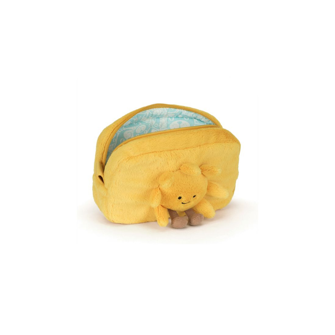 Jellycat - piórnik kosmetyczka Uśmiechnięte Słoneczko 19 cm