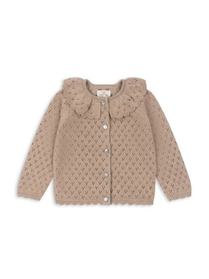 Konges Sløjd - kardigan dla dziecka Holiday Knit Creme