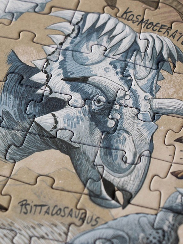 Londji - puzzle obserwacyjne Dinos 350 elementów