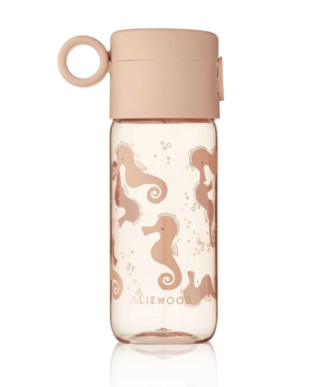 Liewood - butelka tritanowa dla dzieci Clemence Bottle 350 ml Seahorse Apple Blossom