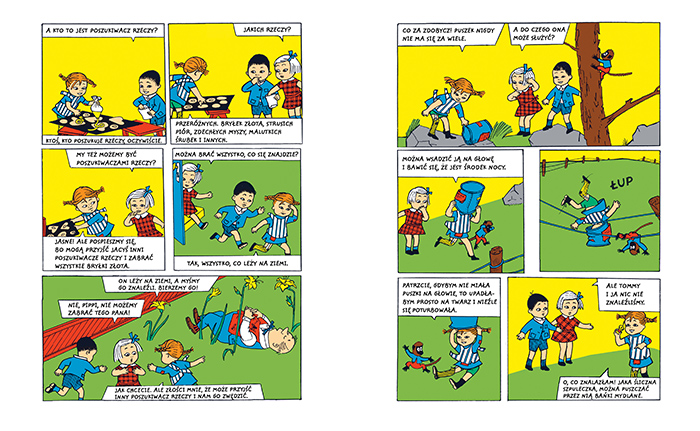 Wydawnictwo Zakamarki - Pippi się wprowadza i inne komiksy