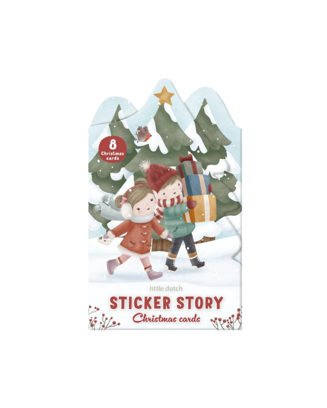 Naklejki z planszami Little Dutch Świąteczna opowieść Naklejki z planszami Little Dutch Świąteczna opowieść