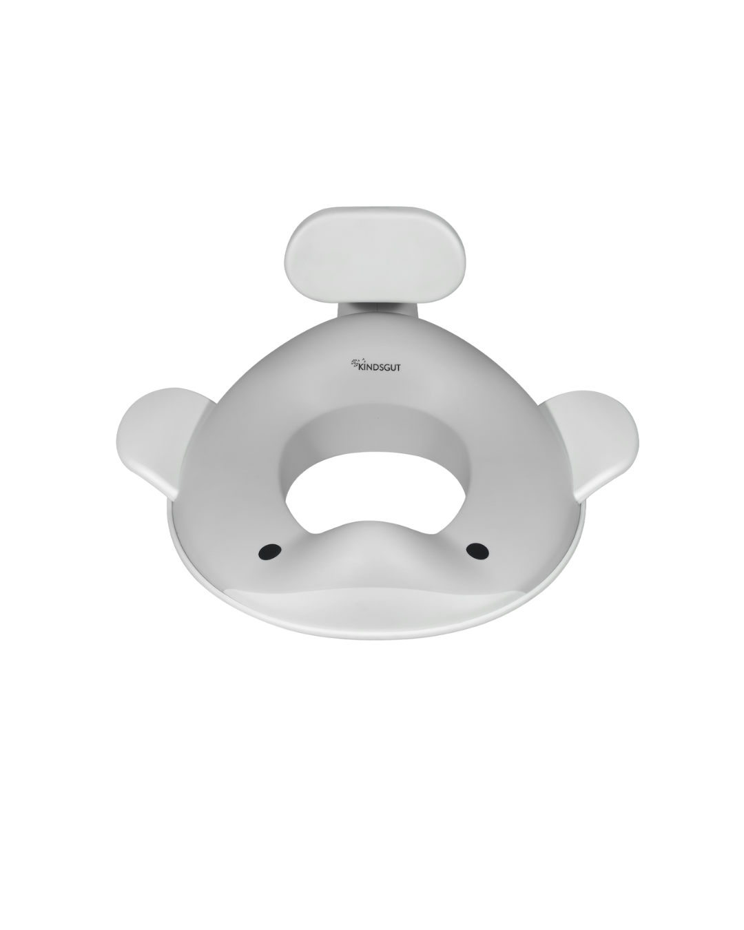 Kindsgut - deska nakładka sedesowa Wieloryb jasnoszara