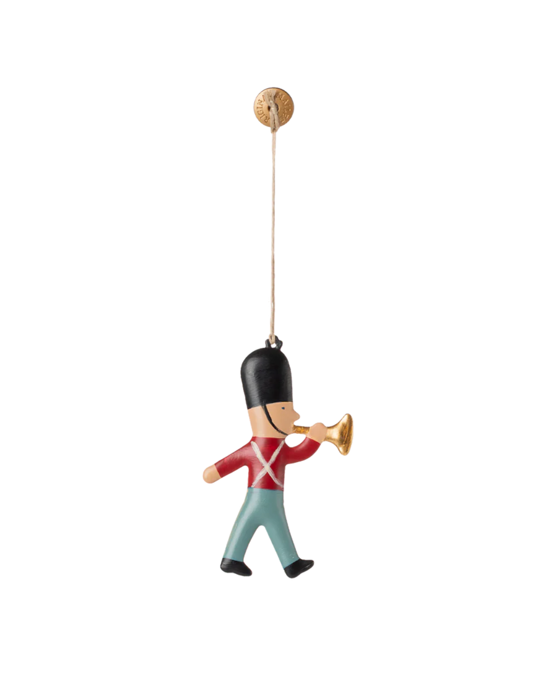 Maileg - metalowa dekoracja bożonarodzeniowa Strażnik - Trąbka