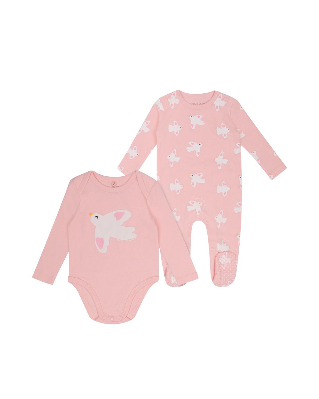 Stella McCartney - komplet niemowlęcy: piżamka + body Birds