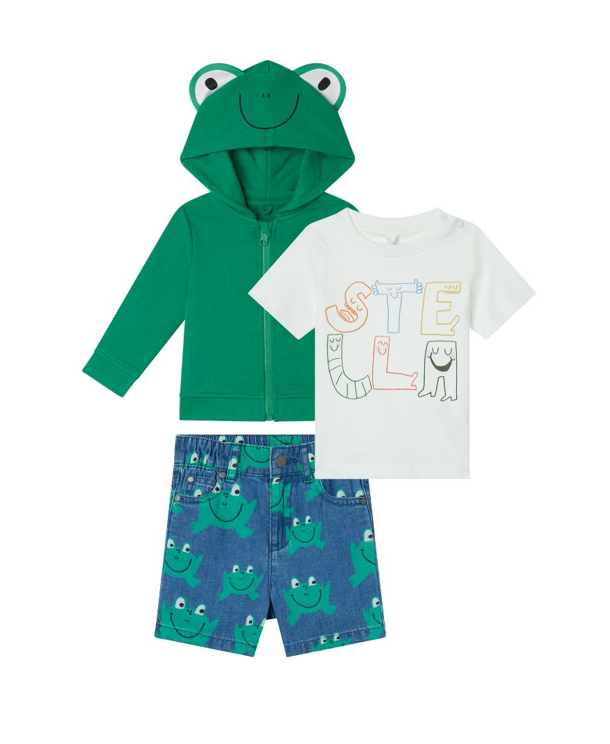 Stella Mccartney - stylizacja chłopięca Baby Frog