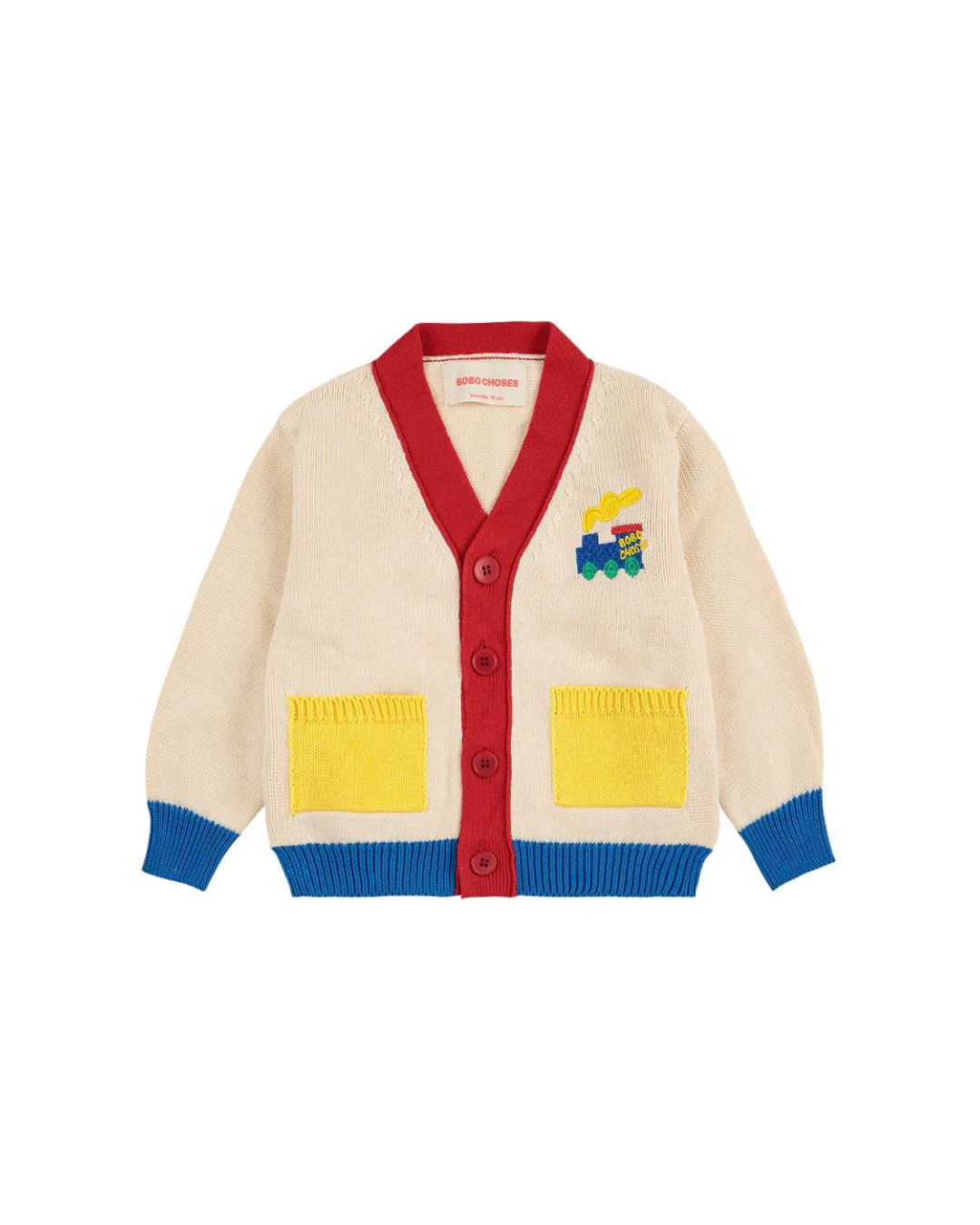 BOBO CHOSES - kardigan niemowlęcy Bobo Choo Choo Color Block