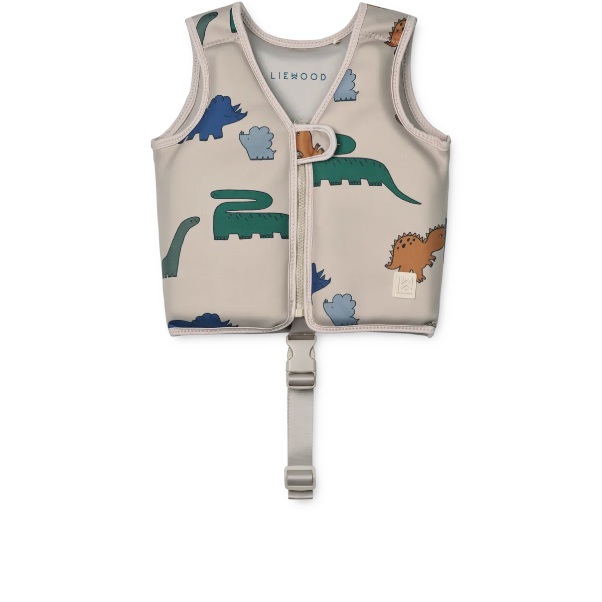 Liewood - kamizelka do pływania Dove Swim Vest Dinosaurs Mist