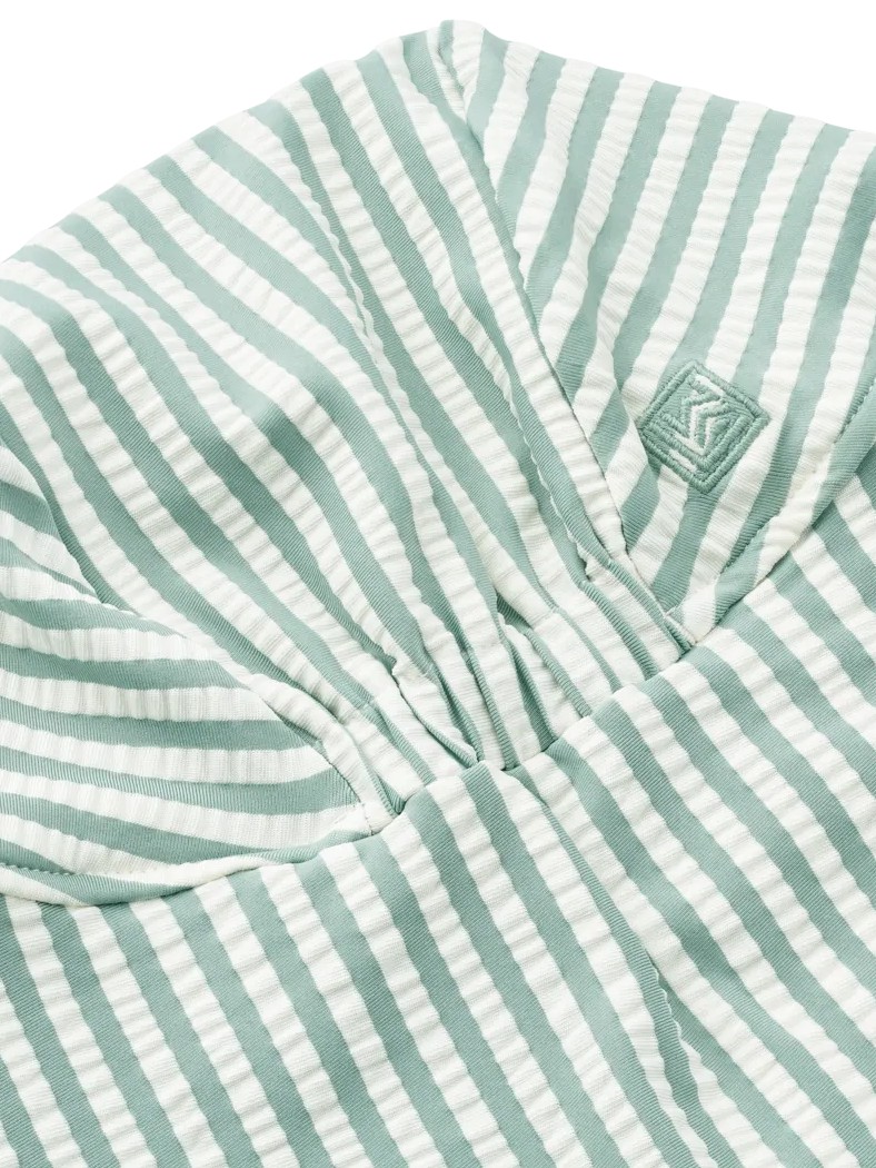 Liewood - kapelusz kąpielowy UV Cecilia Seersucker stripe peppermint crisp white