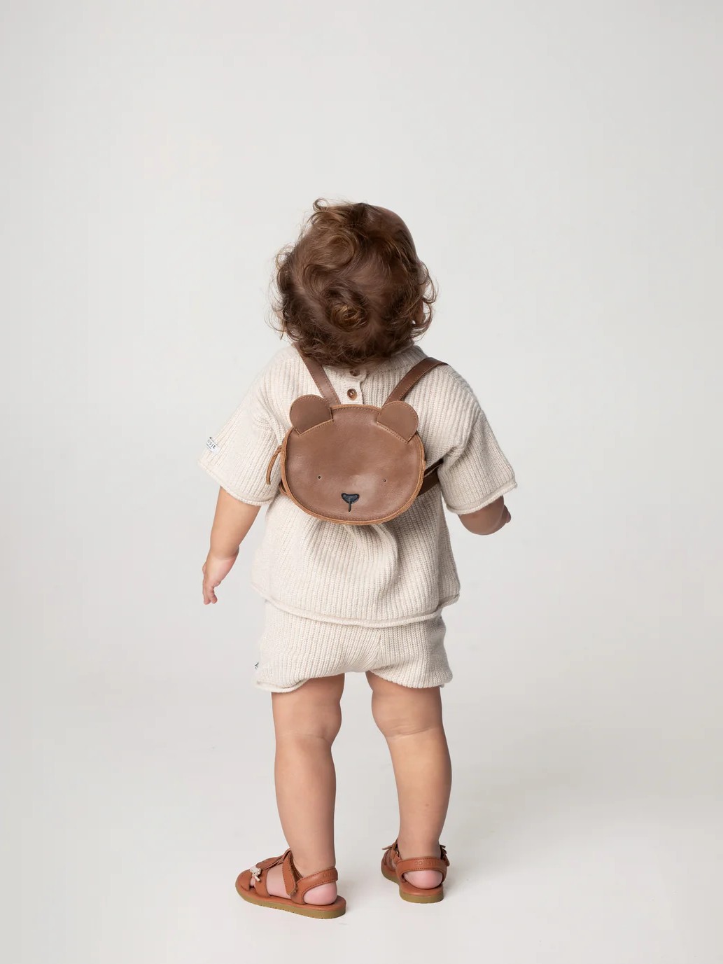 Donsje - plecak Kapi Classic Bear Cognac Classic Leather