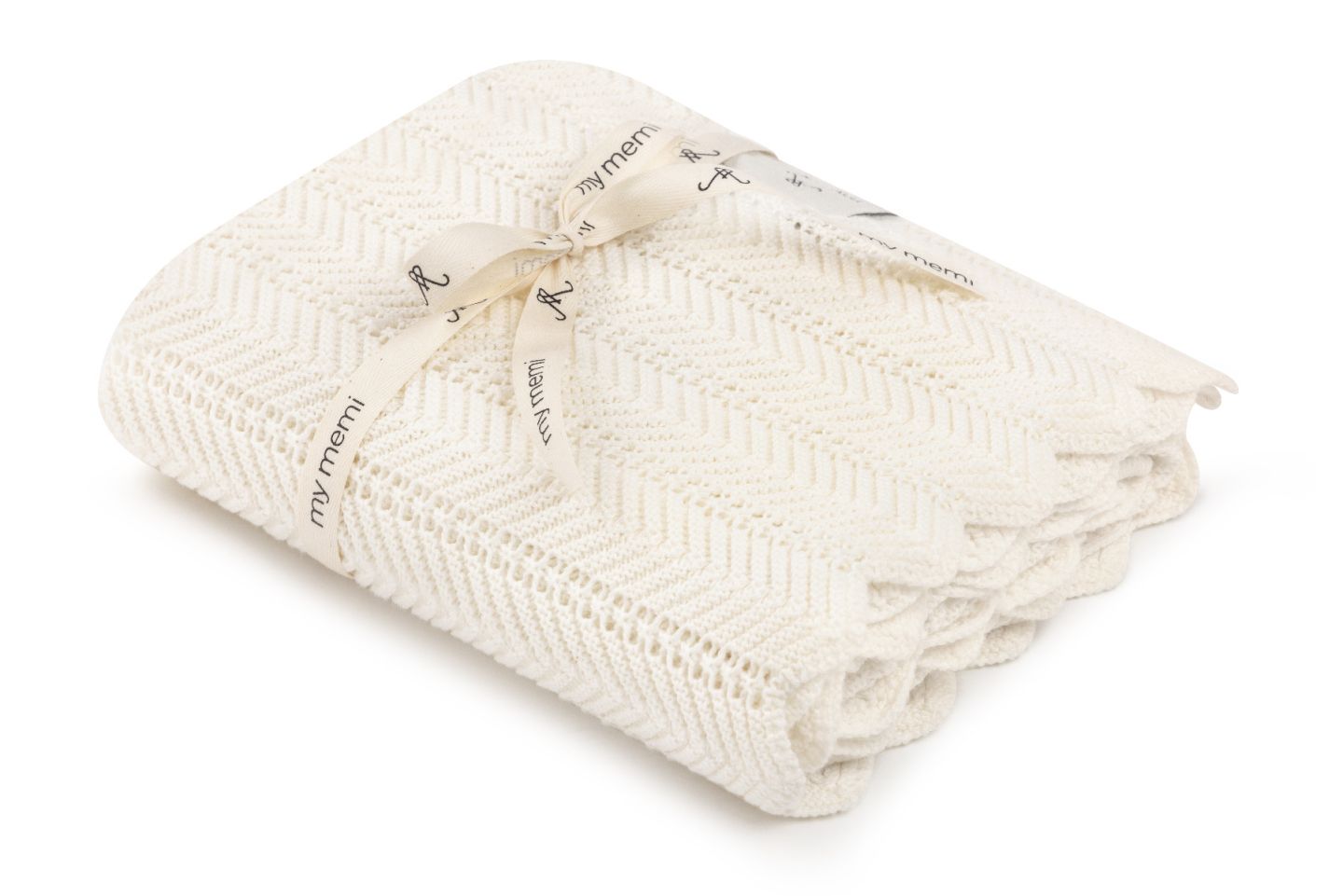 My Memi - bambusowy kocyk cream 80x100 Feather
