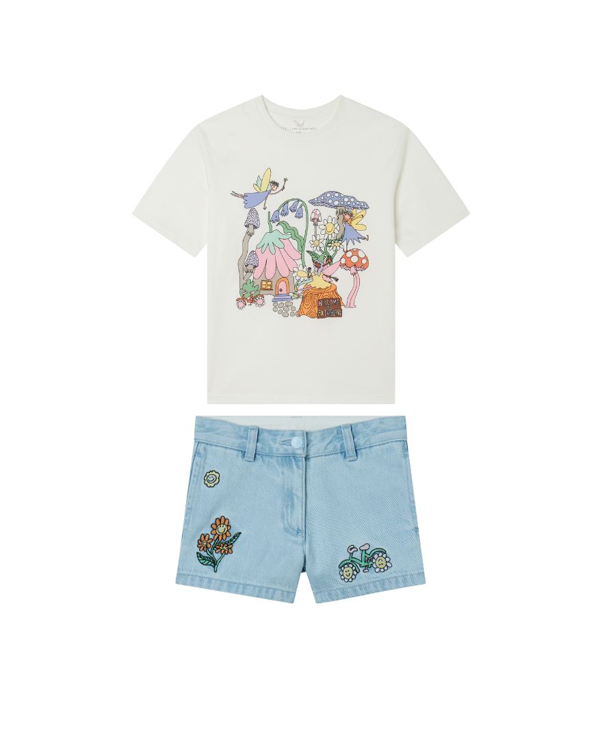 Stella McCartney - stylizacja letnia dla dziewczynki Woodland