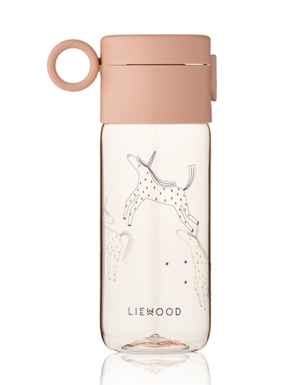 Liewood - butelka tritanowa dla dzieci Clemence Bottle 350 ml Unicorn Pale