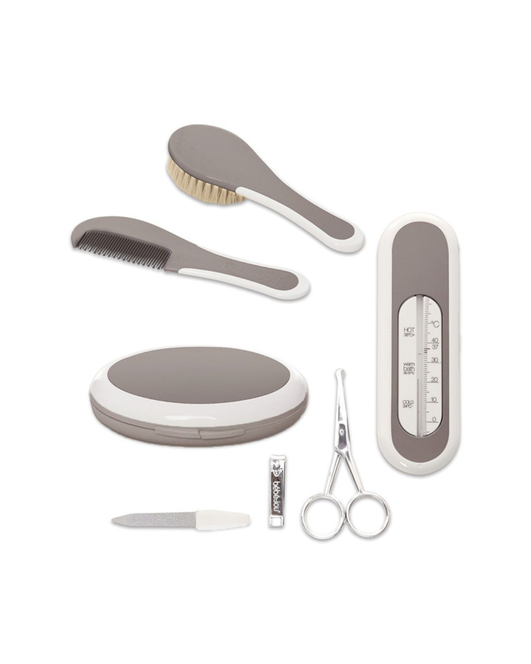 Bébé-jou - zestaw prezentowy do pielęgnacji niemowląt Chalk Brown