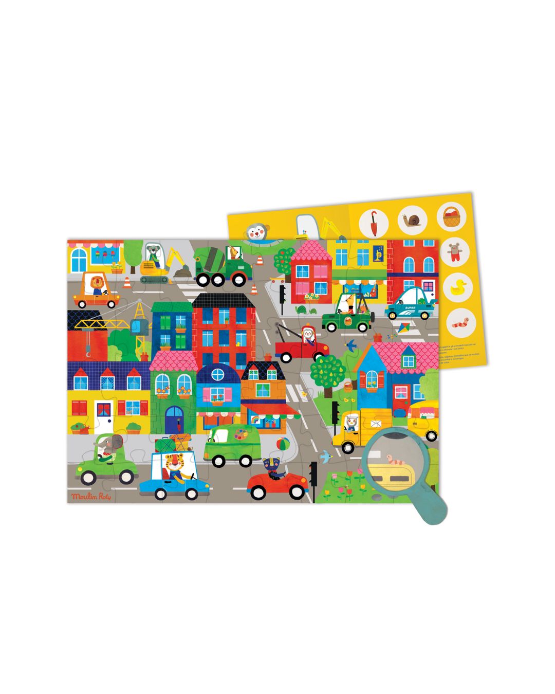 Moulin Roty - puzzle 48 elementów W mieście
