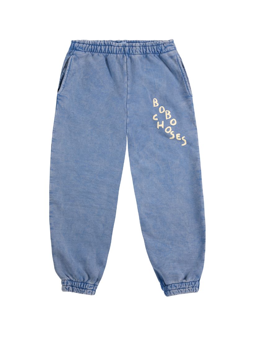 BOBO CHOSES - spodnie do joggingu blue niebieskie 
