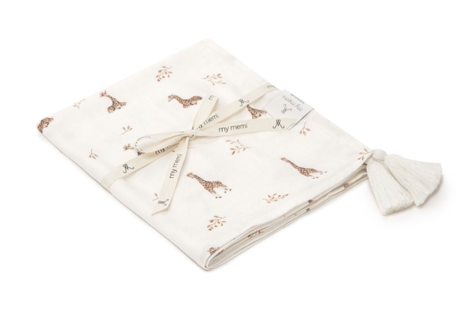 My Memi - bambusowy otulacz 75x100 Giraffes
