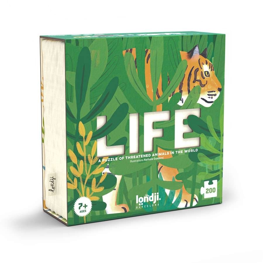 Londji - puzzle life zagrożone gatunki zwierząt