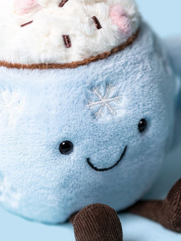 Filiżanka Gorącej Czekolady Jellycat z Piankami 21 cm